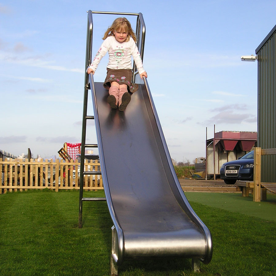 Free Standing Stainless Steel Childrens Playground Slide | Stainless ... Free Standing Stainless Steel Childrens Playground Slide | Stainless ...
