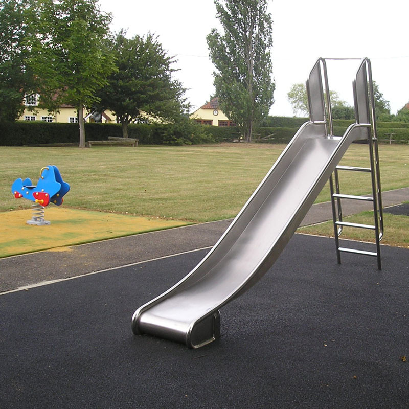 Free Standing Stainless Steel Playground Slide | Online Playgrounds Free Standing Stainless Steel Playground Slide | Online Playgrounds