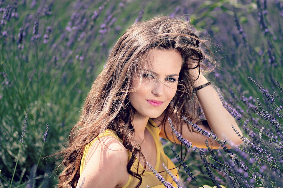 Girl Lavender Flowers - Free photo on Pixabay