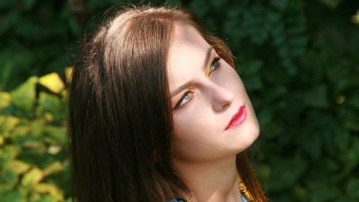 Free picture: beautiful girl, woman, beauty, field, flowers, girl, portrait