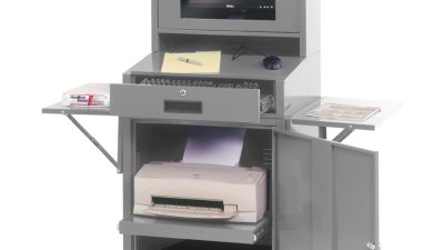 Mobile computer cabinet