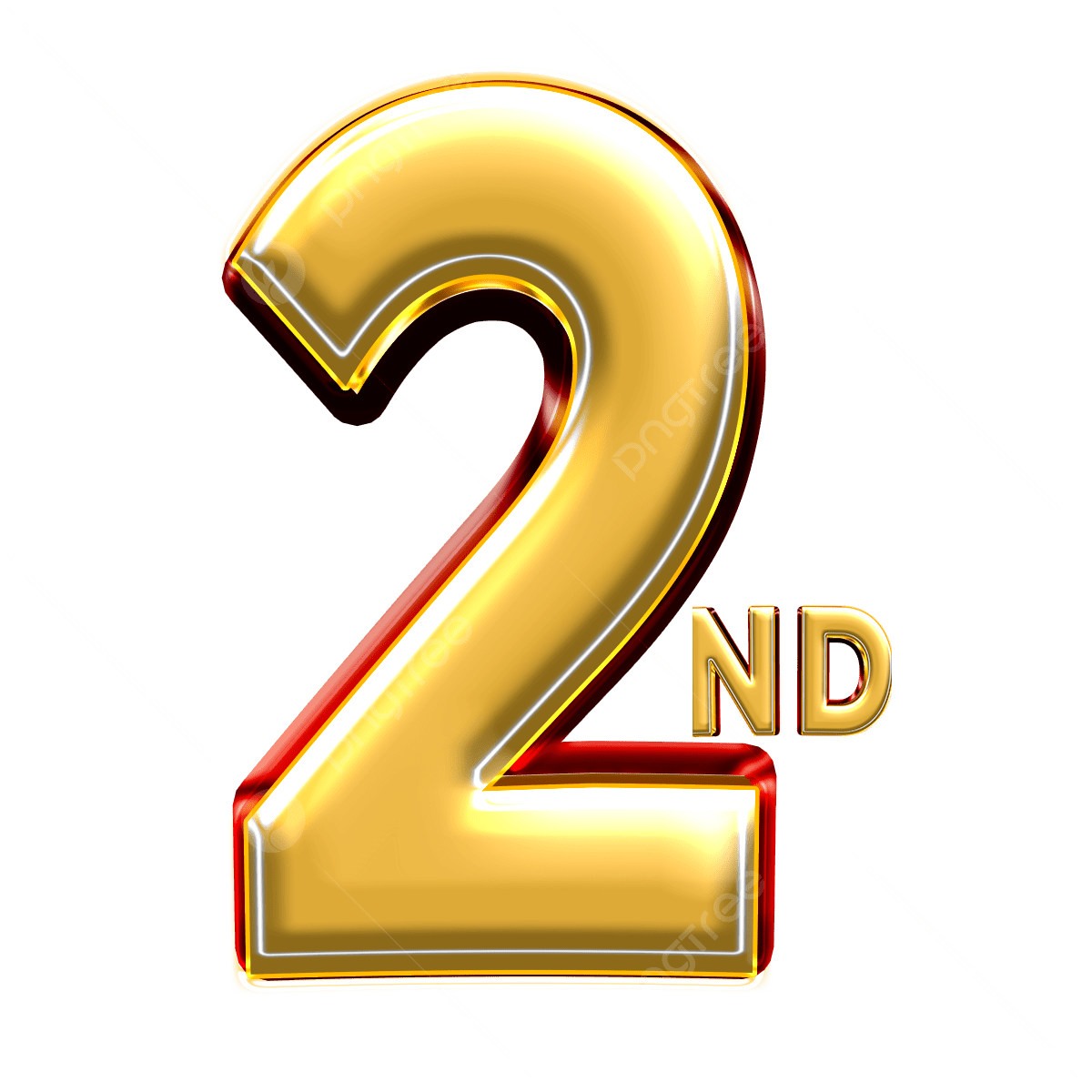 Golden Shiny 2nd Number, Shiny 3d Number 2nd, Second Number, 2nd PNG ... Golden Shiny 2nd Number, Shiny 3d Number 2nd, Second Number, 2nd PNG ...
