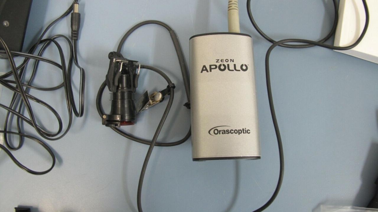 Orascoptic Zeon Apollo Portable LED Dental Light System W. Accessories ... Orascoptic Zeon Apollo Portable LED Dental Light System W. Accessories ...