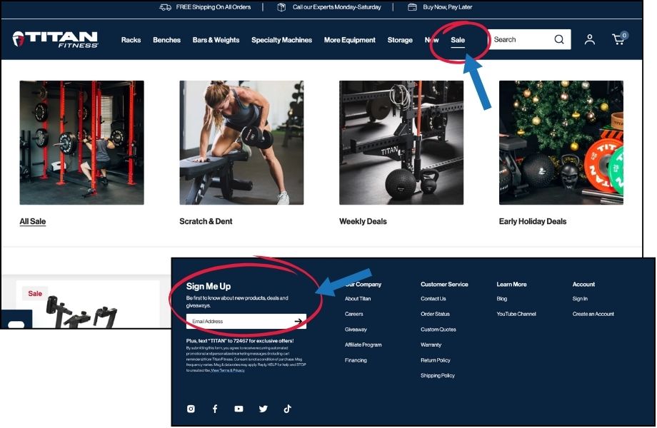 Titan Fitness Coupon Code and Sales in July 2025 | Garage Gym Reviews Titan Fitness Coupon Code and Sales in July 2025 | Garage Gym Reviews