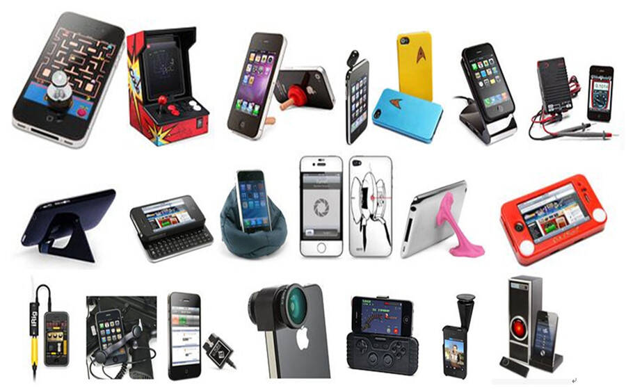 Phone accessories kiosk design styles