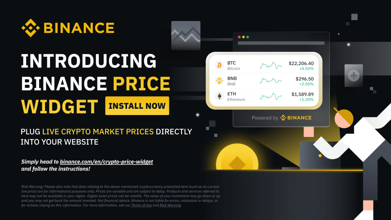Introducing Binance Crypto Price Widget | Binance Blog Introducing Binance Crypto Price Widget | Binance Blog