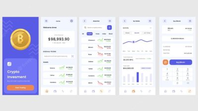 Cryptocurrency Trading App on Behance