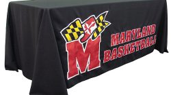 Table cloth with custom logo