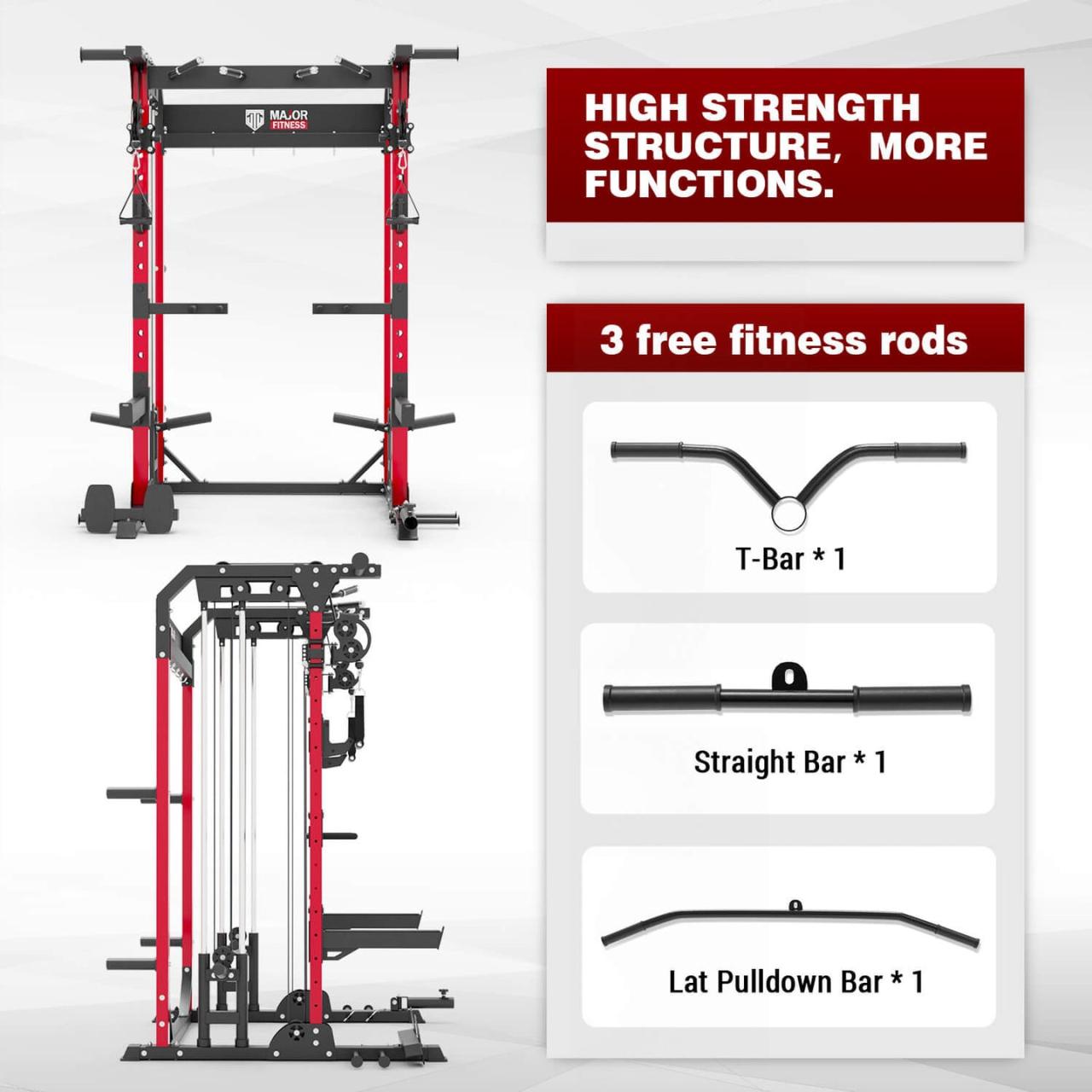 MAJOR All-in-One Home Gym Power Rack Raptor F22 - New Arrival - MAJOR ...
