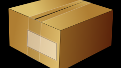 Clipart - Simple cardboard box