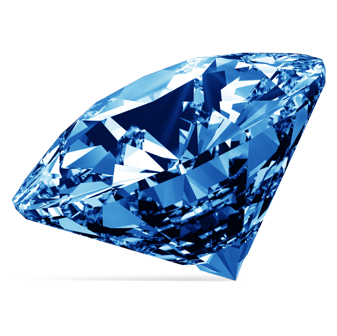 Blue diamond PNG image