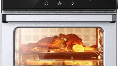 MOOSOO Large Air Fryer Oven, 30QT Toaster Convection Oven Countertop ...