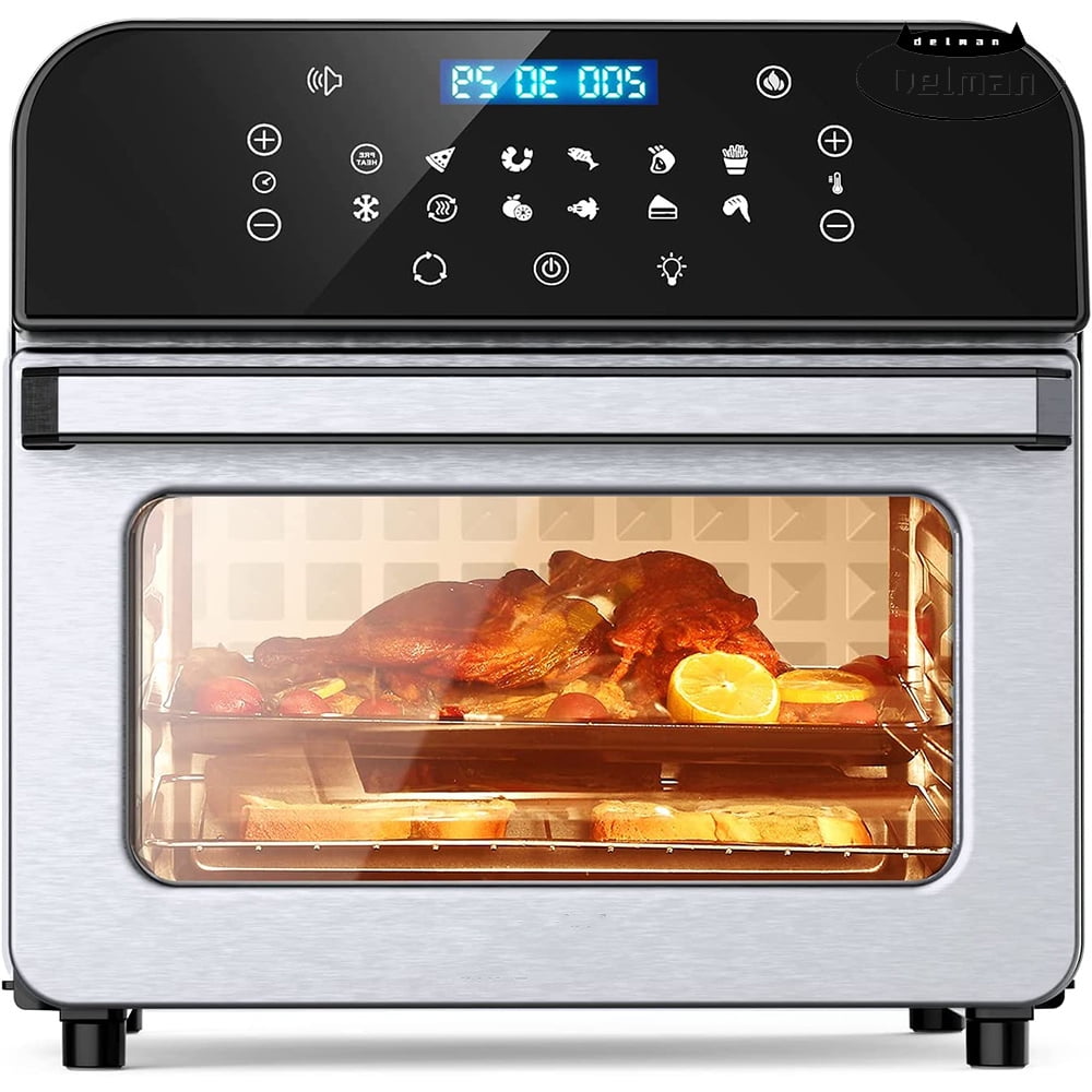 MOOSOO Large Air Fryer Oven, 30QT Toaster Convection Oven Countertop ...