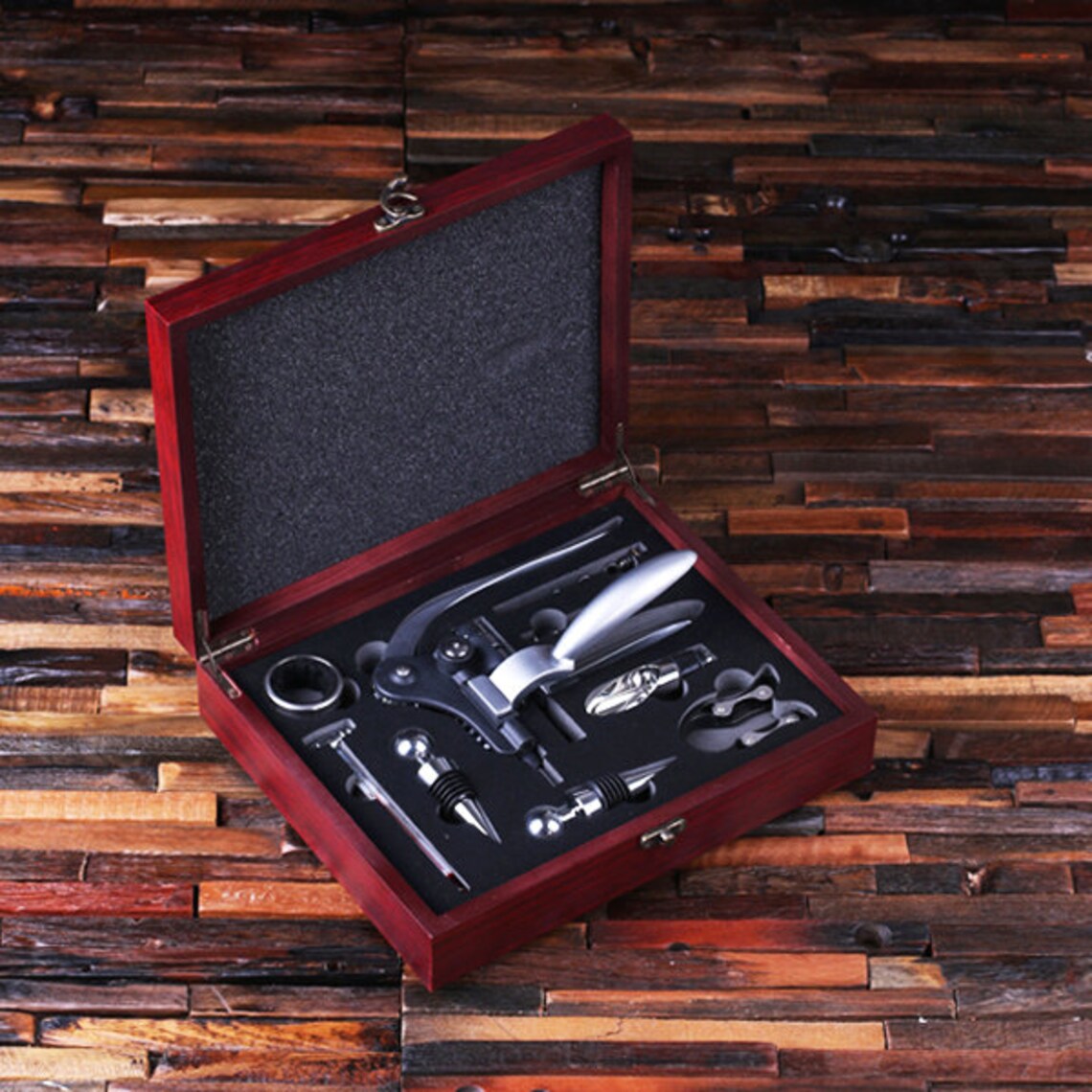 Personalized 7pc Wine Accessories Tool Kit Gift Set Engraved - Etsy