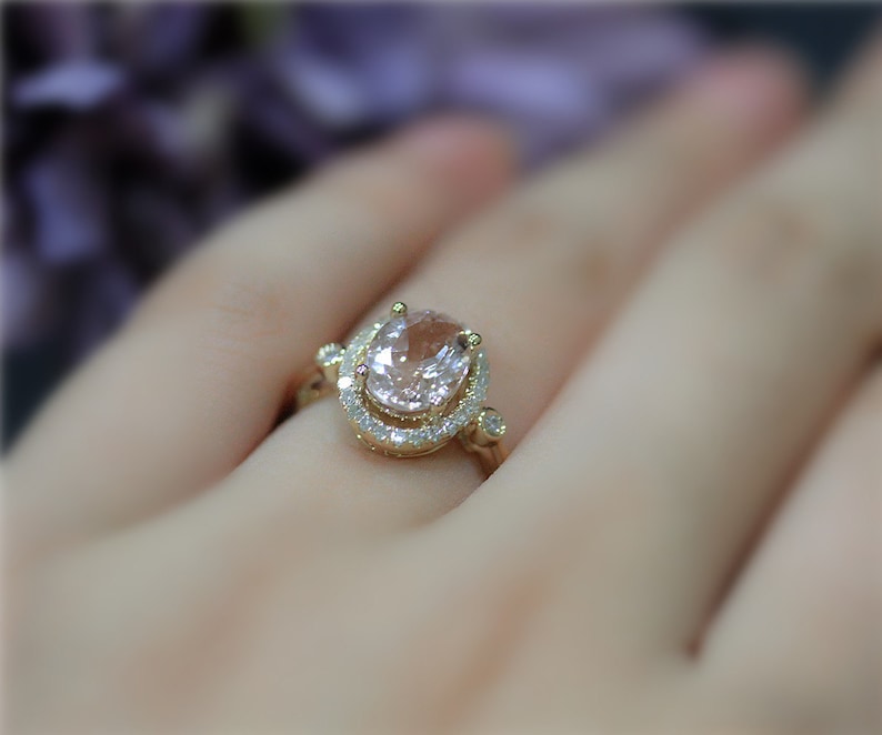 Solid 14K Yellow Gold Ring Engagement Ring 7x9mm Oval Natural | Etsy Solid 14K Yellow Gold Ring Engagement Ring 7x9mm Oval Natural | Etsy